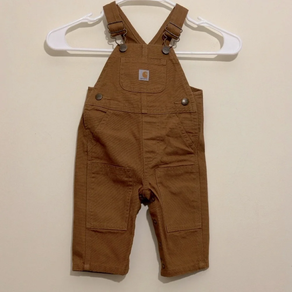 Carhartt Infant Canvas Bib Overalls – Size 6 Months NWT